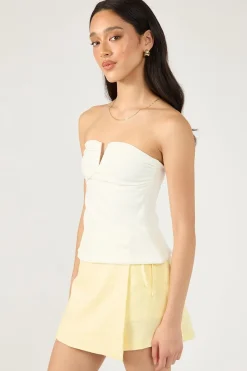 Menorca Tie up Skort Lemon