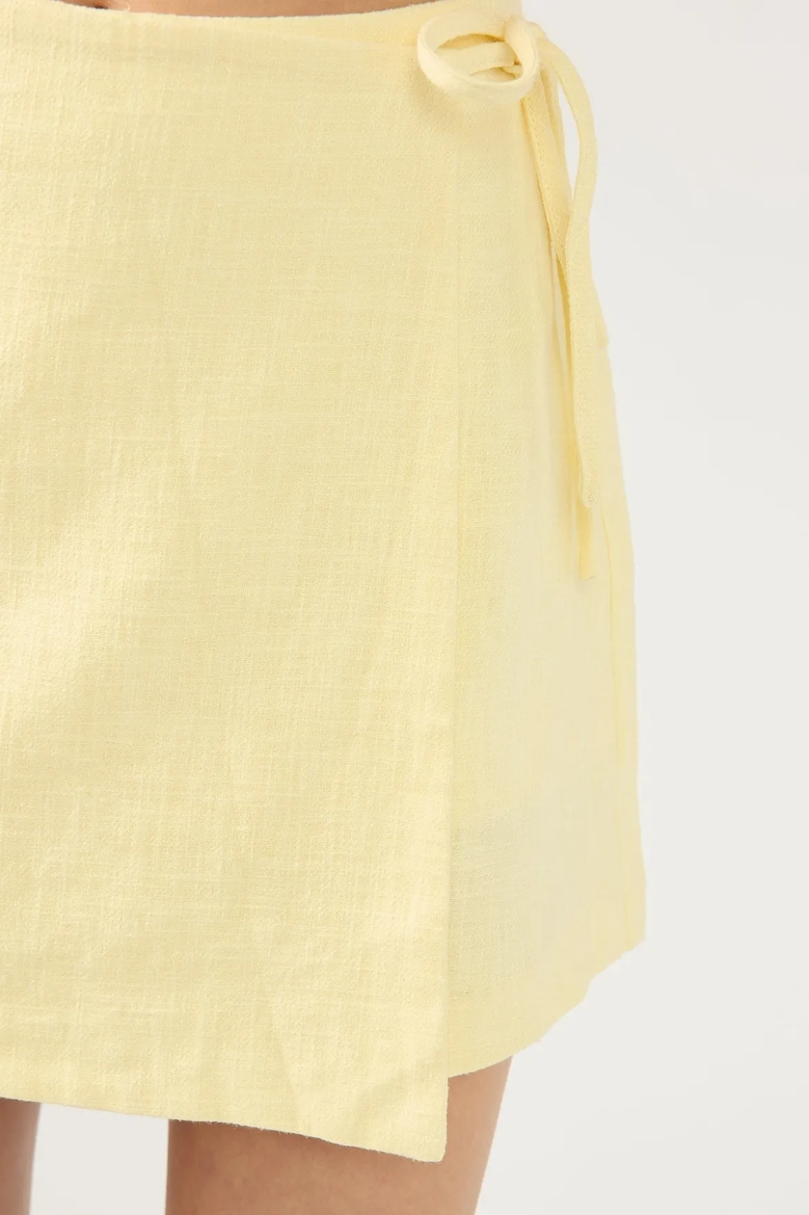 Menorca Tie up Skort Lemon