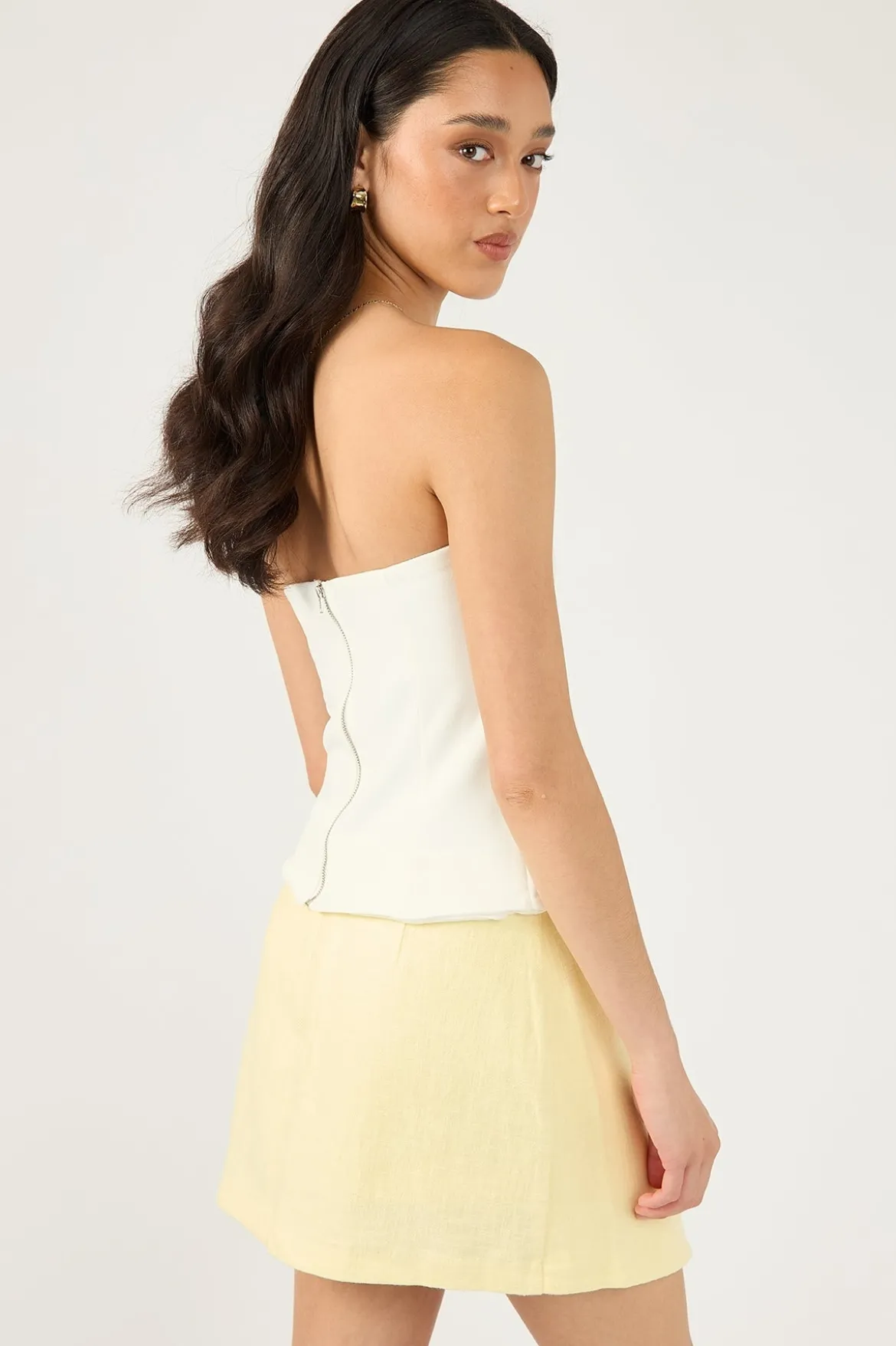 Menorca Tie up Skort Lemon