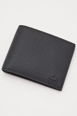 Men's Chantaco Piqu+? Leather 3 Card Wallet Noir