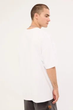 Mens Fire Tee White