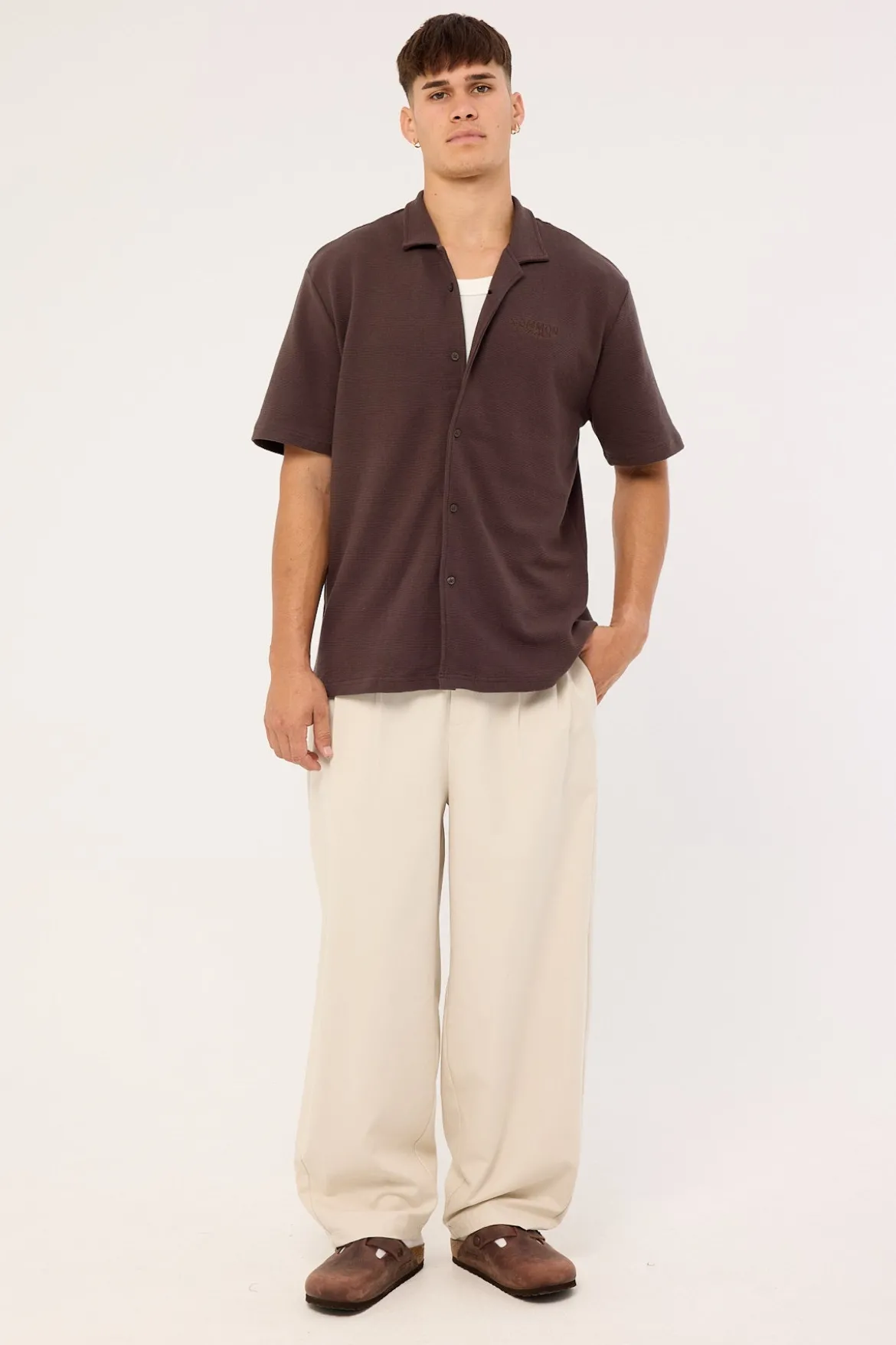 Merge Standard Shirt Dark Brown