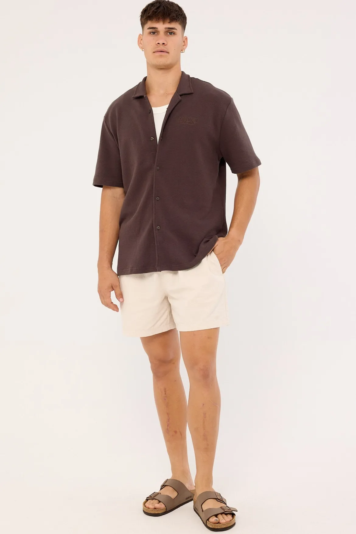 Merge Standard Shirt Dark Brown