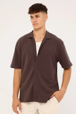 Merge Standard Shirt Dark Brown