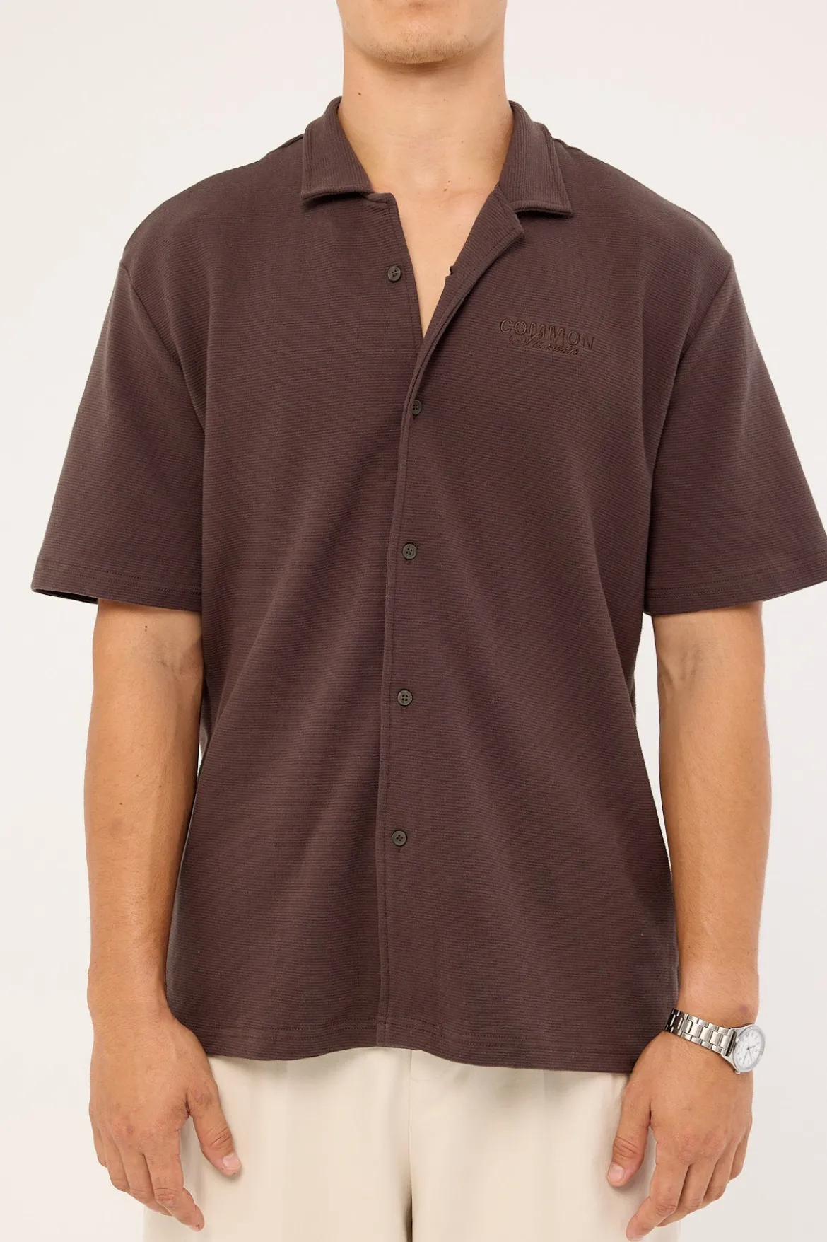 Merge Standard Shirt Dark Brown