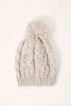Mermaid Beanie Ecru Marle
