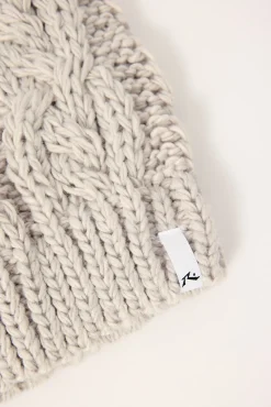 Mermaid Beanie Ecru Marle