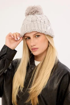 Mermaid Beanie Ecru Marle