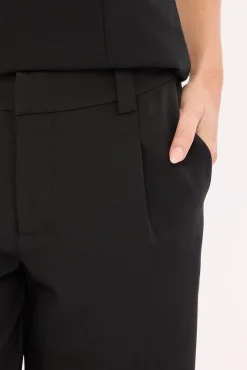 Mia Straight Low Rise Pants Black