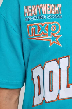 Miami Loopback Raptor Tee Aqua