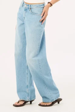 Mid Bella Baggy Jean Groove Blue