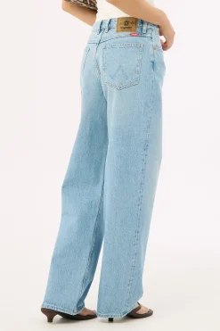Mid Bella Baggy Jean Groove Blue