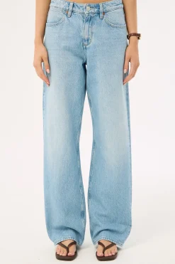 Mid Bella Baggy Jean Groove Blue