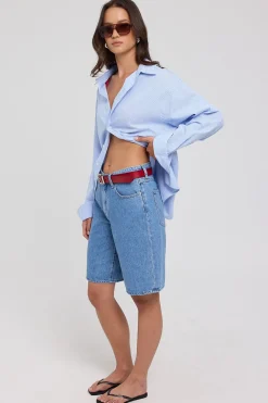Mid Farrah Short Infinite Blue