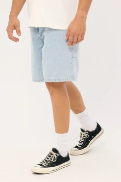 Mid Slacker Denim Short Serenity Blue
