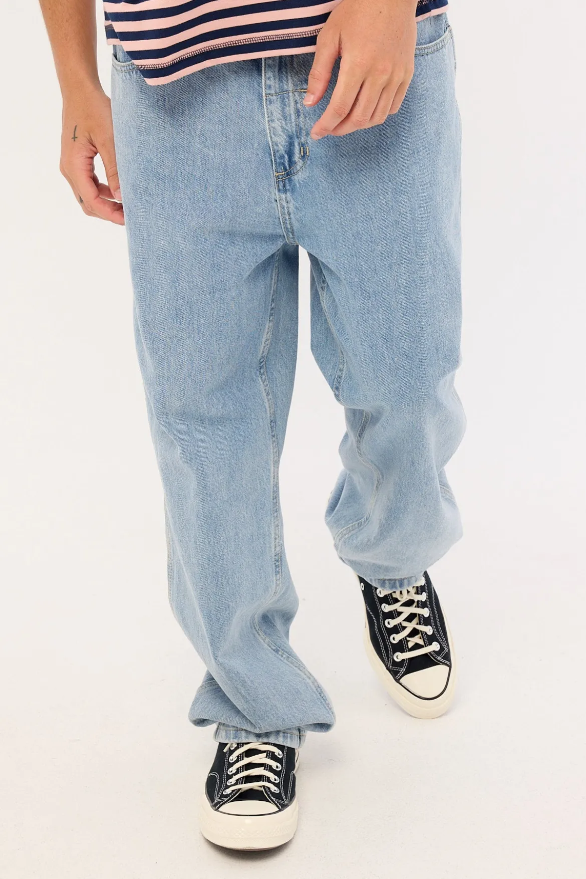 Mid Slacker Jean Endless Blue