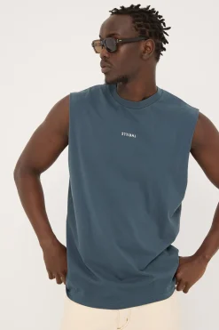 Minimal Thrills Merch Fit Muscle Tee Dark Slate