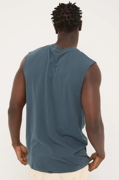 Minimal Thrills Merch Fit Muscle Tee Dark Slate