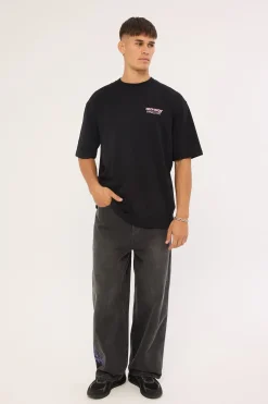 Misfit Behemoth Super Baggy Jean Ash Black