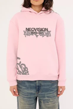 Misfit Relaxed Hoodie Pink