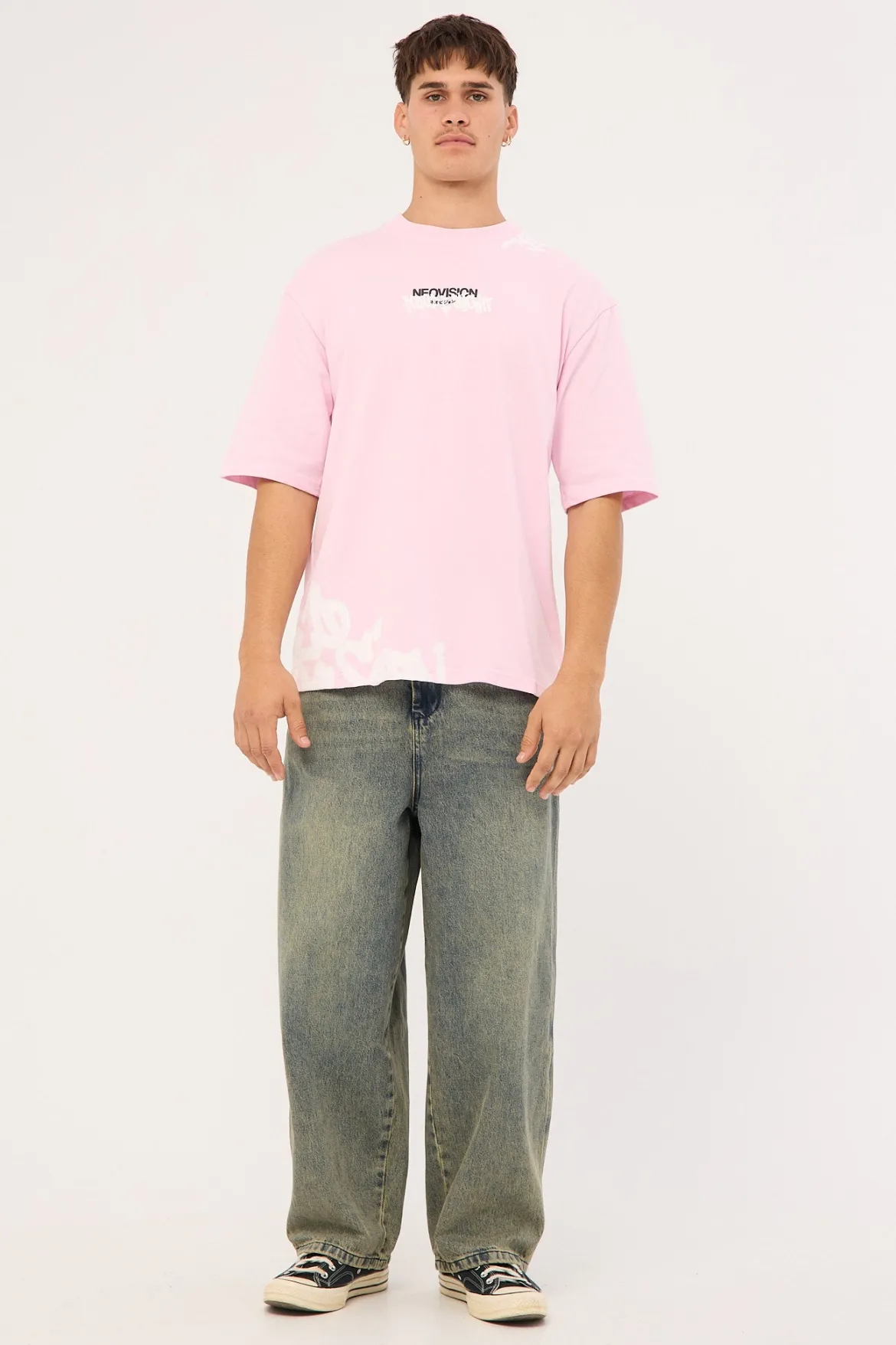 Misfit Street Super Heavy Tee Candy Pink