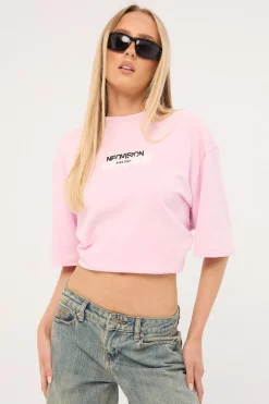 Misfit Street Super Heavy Tee Candy Pink