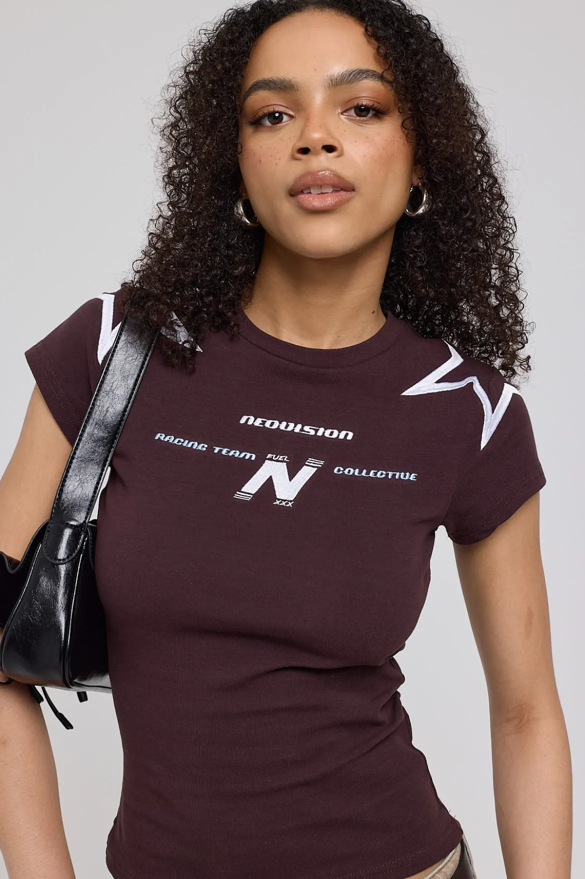 Modulate Baby Tee Darkest Brown