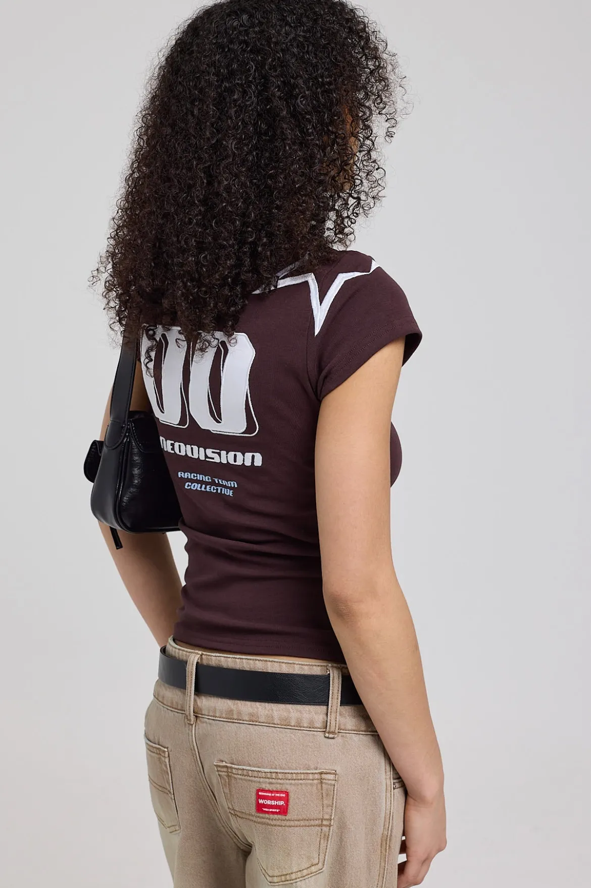 Modulate Baby Tee Darkest Brown
