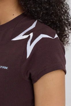 Modulate Baby Tee Darkest Brown