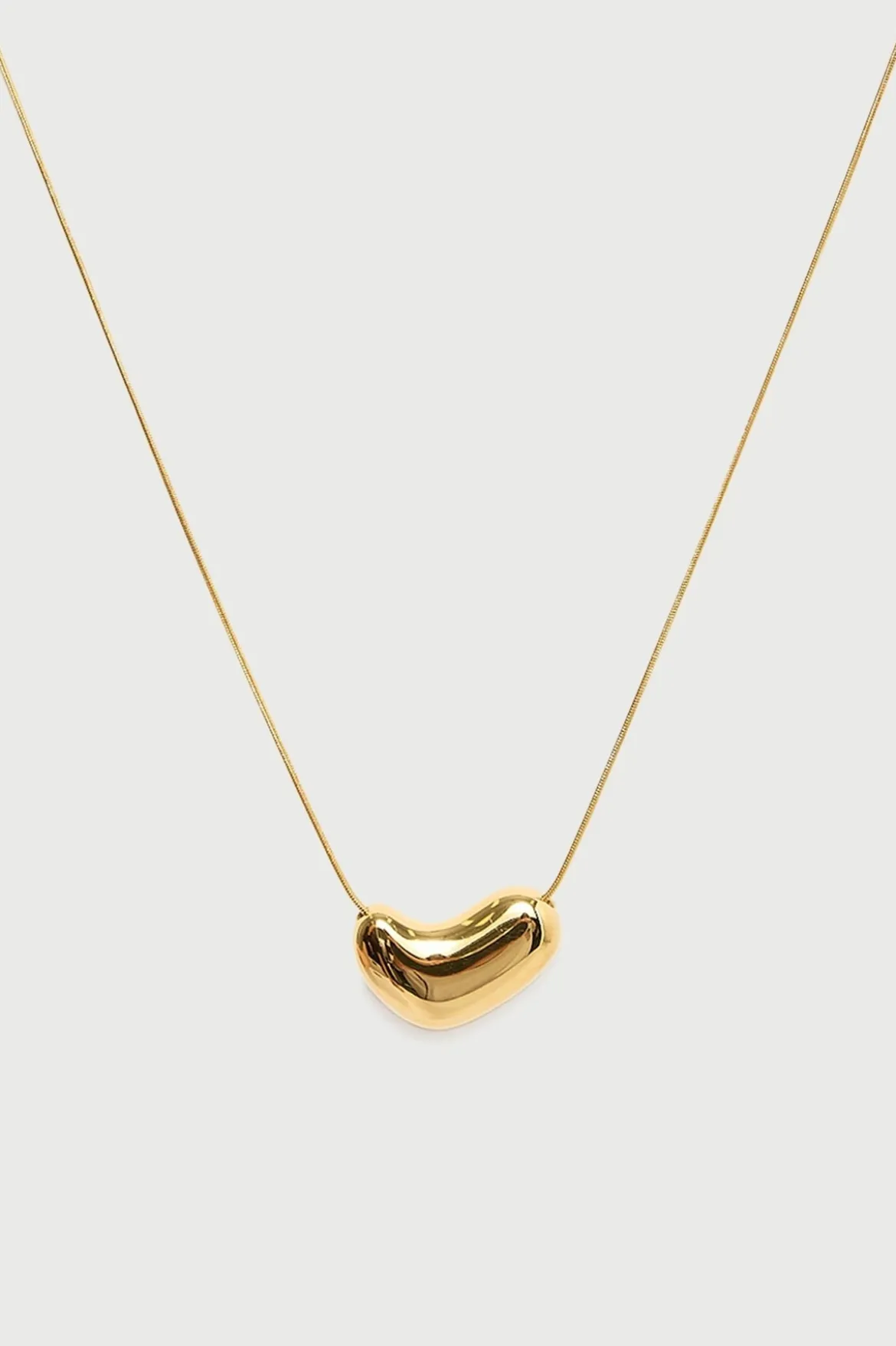 Molten Pendant Necklace 18k Gold Plated