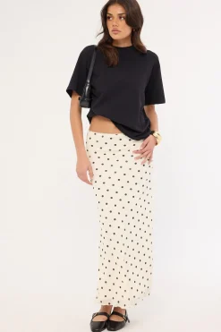Monogram Oversized Tee Washed Black