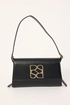 Monogram Shoulder Bag Black