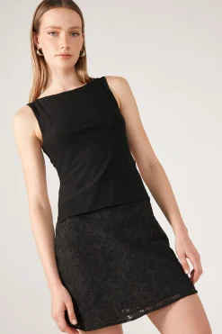 Montego Mini Skirt Black