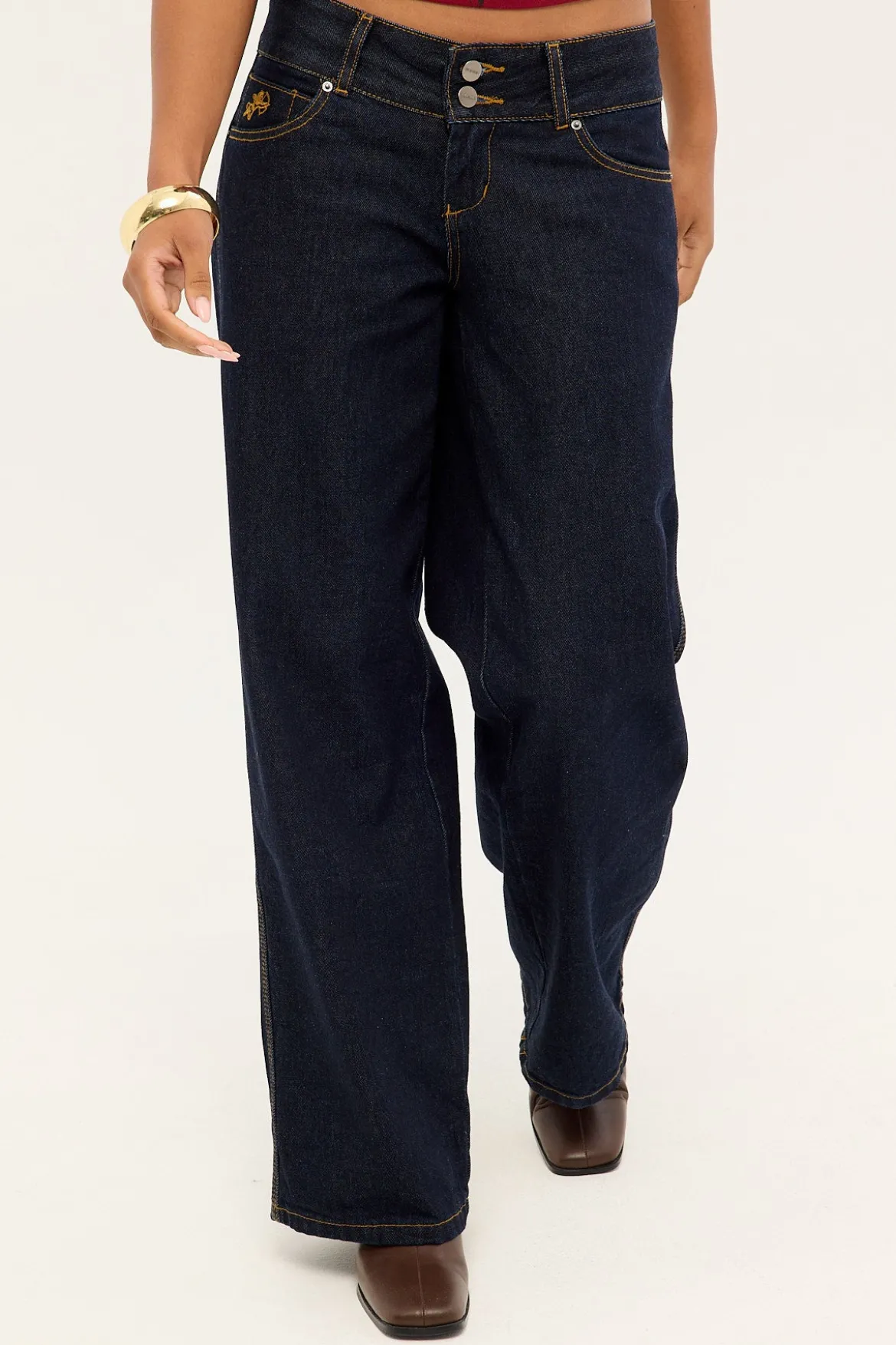 Morality Super Low Baggy Jean Raw Indy