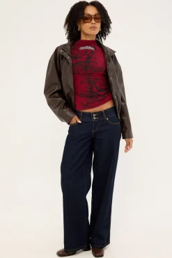 Morality Super Low Baggy Jean Raw Indy