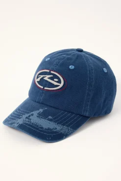 Morning Glory 6 Panel Cap Navy