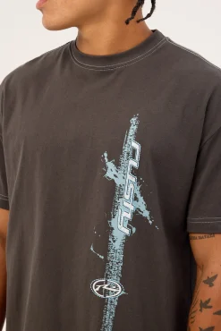 Morning Glory Tee Coal