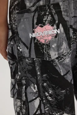 Mortal Camo Jorts Grey Camo