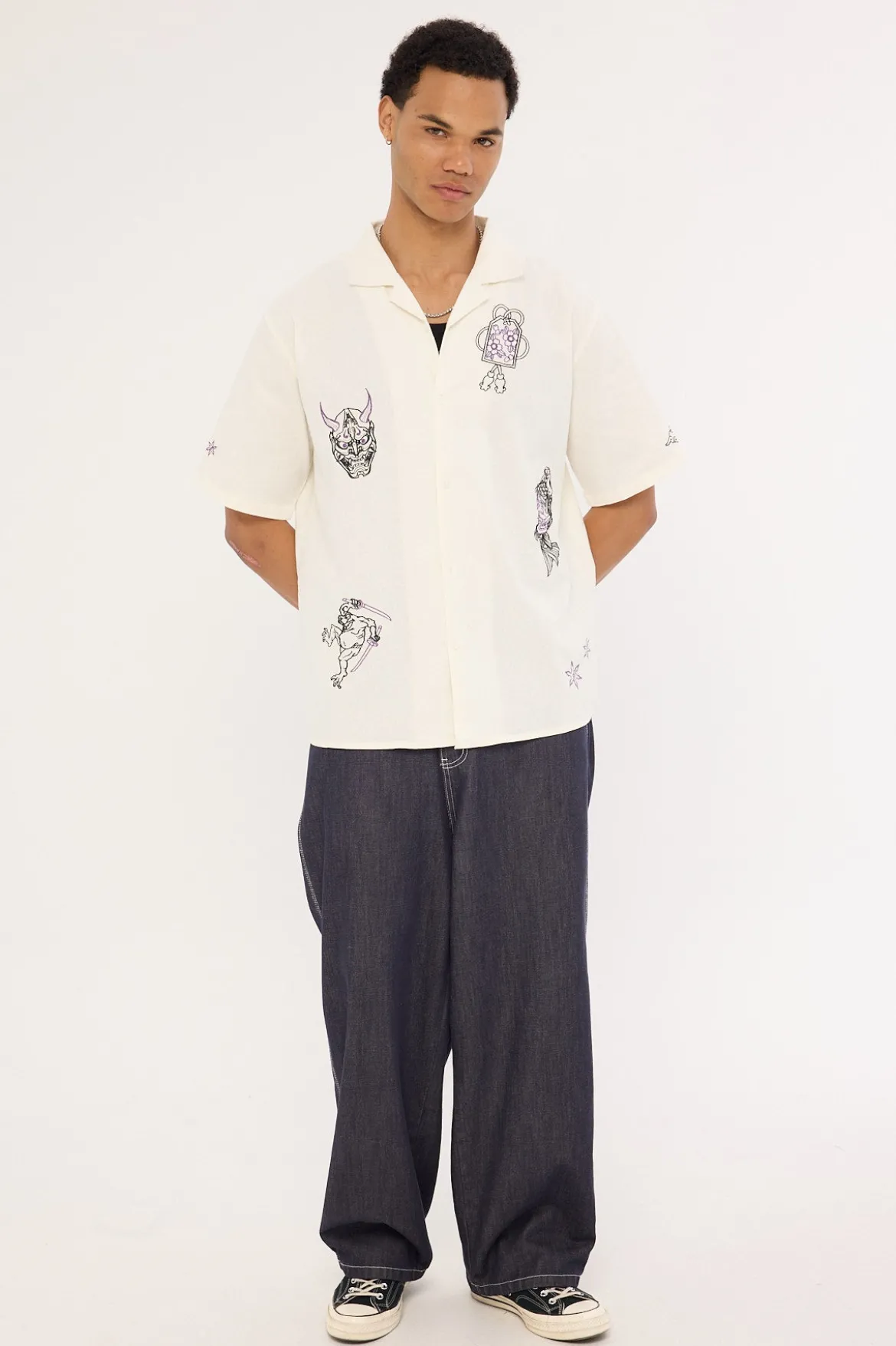 Mosaic Resort Shirt Off White