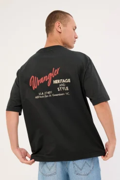 Motel Boxcar Tee Dark Slate
