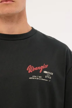 Motel Boxcar Tee Dark Slate