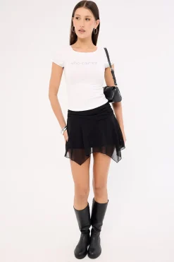 Motel Chihiro Top White Who Cares