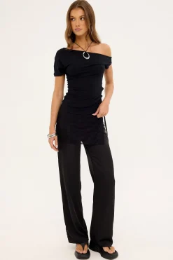 Motel Douma Top Black