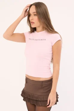 Mum's Favourite Baby Tee Pink