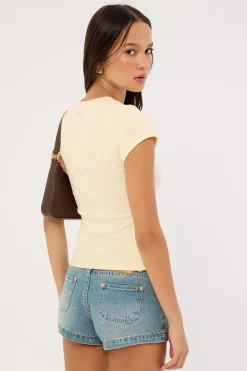 Mum's Favourite Baby Tee Yellow