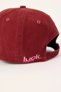 Mums Favourite Cap Burgundy