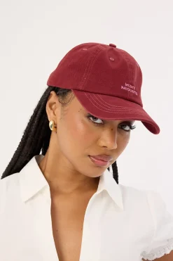 Mums Favourite Cap Burgundy