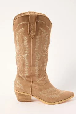 Mustang Mocha Faux Suede