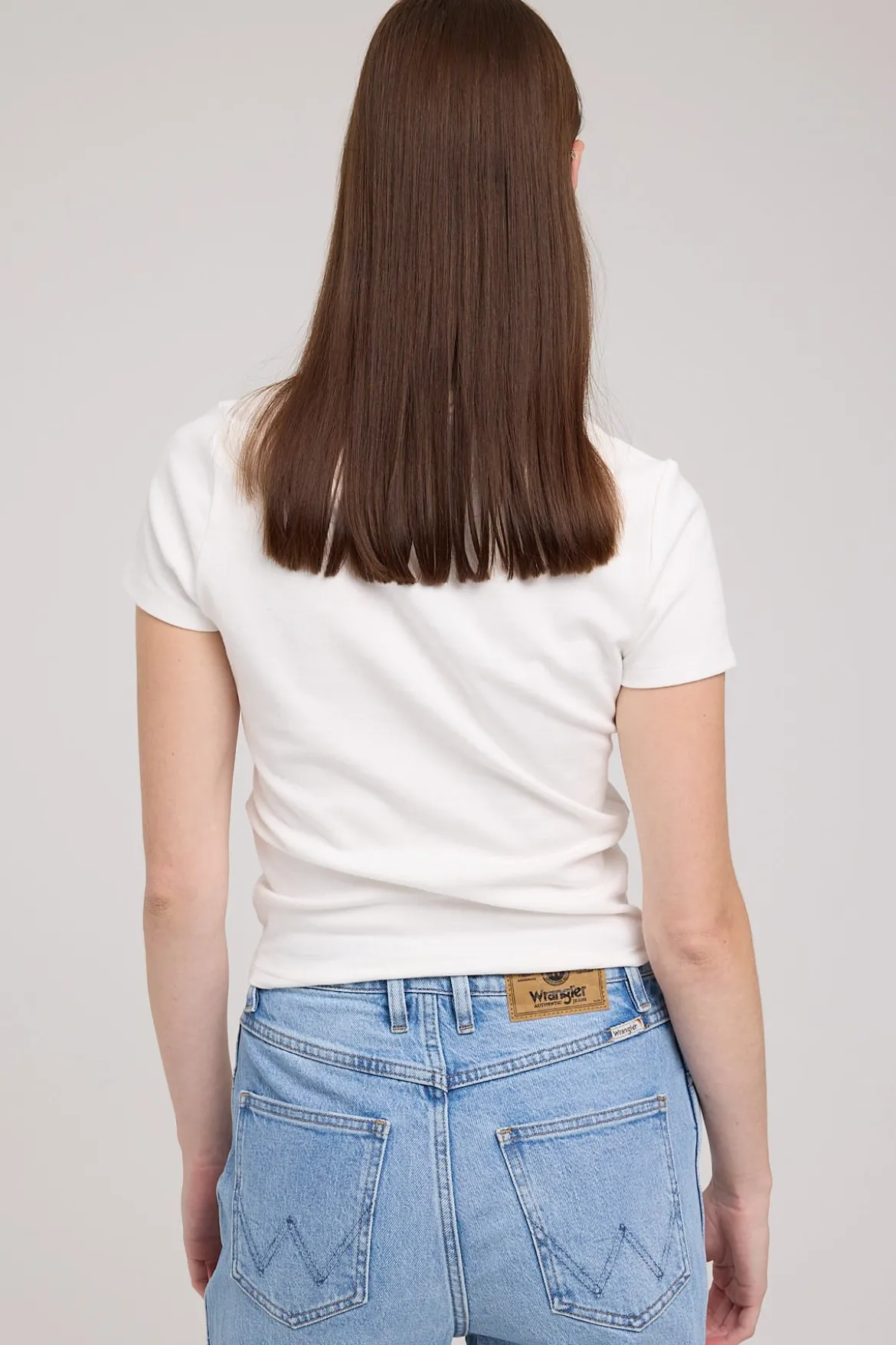 Mystic Eye Staple Rib Tee Vintage White