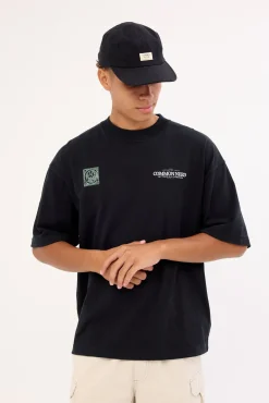Mythos Heavyweight Easy Tee Black